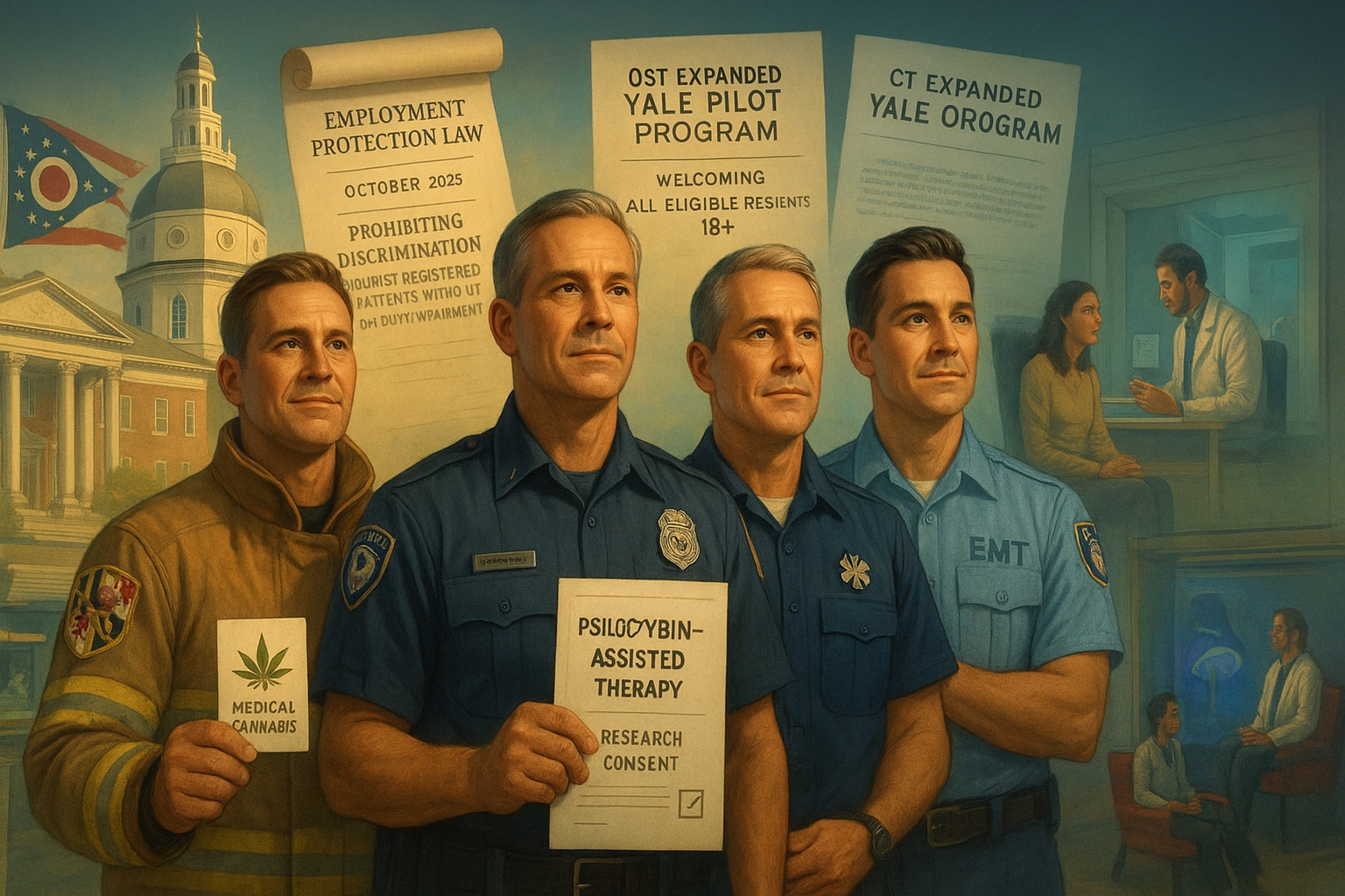 States Push Medical Cannabis Protections and Psychedelic Research to Help First Responders Treat PTSD