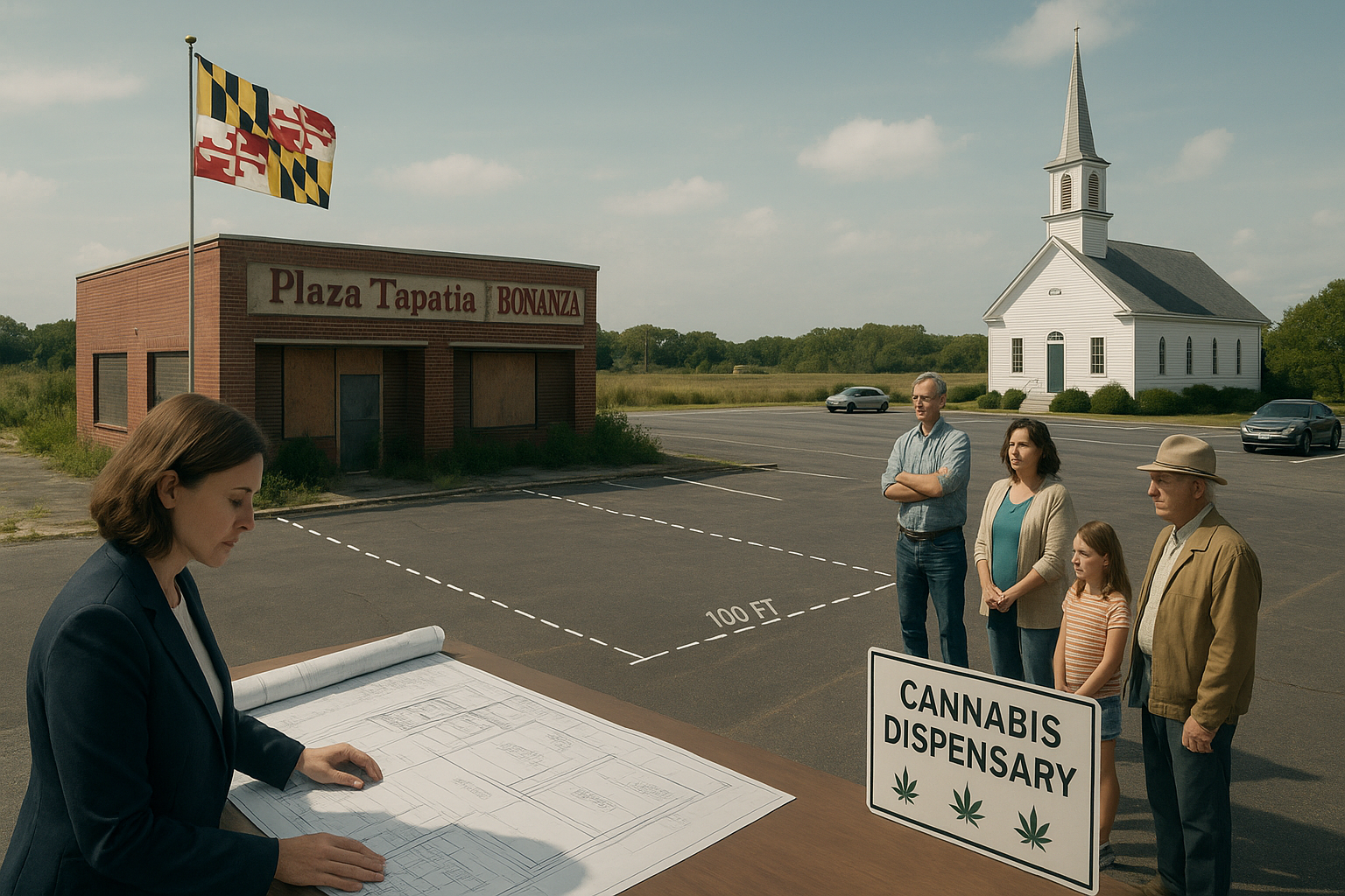 Maryland Dispensary Clears Zoning Distance Hurdle, But Approval Remains Far Off