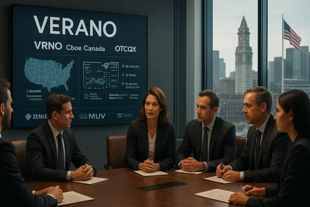 Verano Executives Set Investor Meetings at Boston Growth Conference
